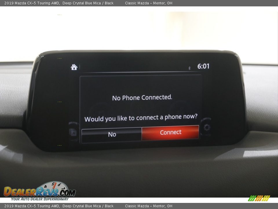 2019 Mazda CX-5 Touring AWD Deep Crystal Blue Mica / Black Photo #10