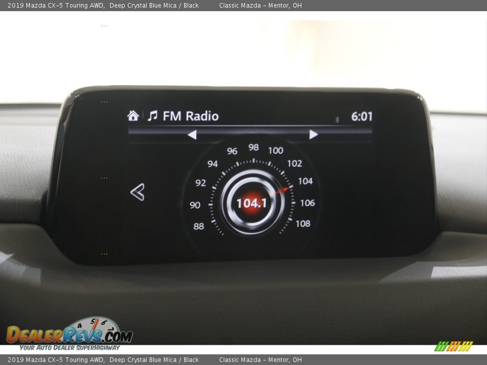 2019 Mazda CX-5 Touring AWD Deep Crystal Blue Mica / Black Photo #11