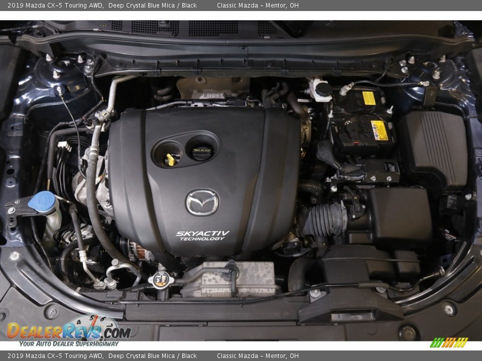 2019 Mazda CX-5 Touring AWD Deep Crystal Blue Mica / Black Photo #19
