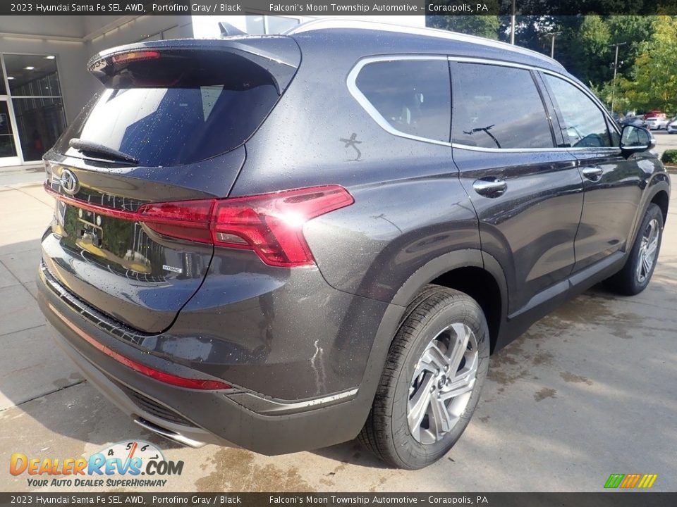 2023 Hyundai Santa Fe SEL AWD Portofino Gray / Black Photo #2