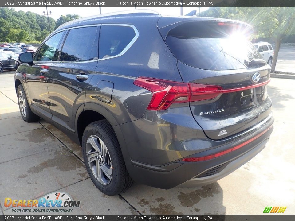 2023 Hyundai Santa Fe SEL AWD Portofino Gray / Black Photo #5