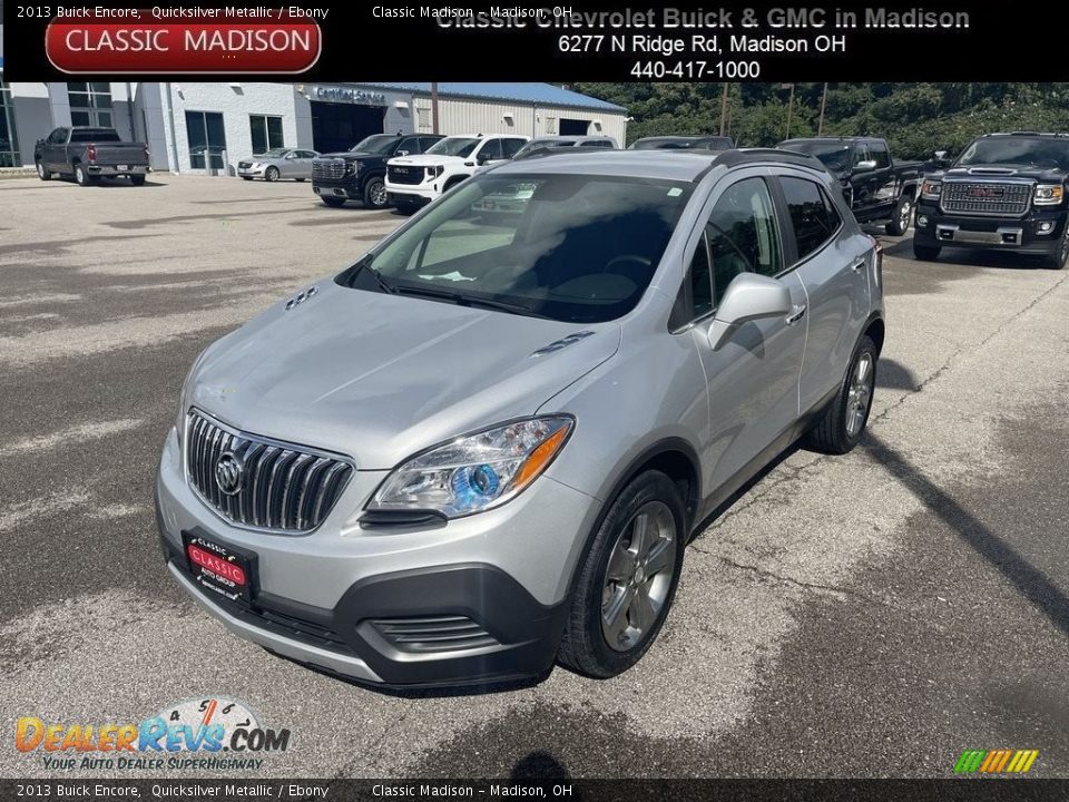2013 Buick Encore Quicksilver Metallic / Ebony Photo #1