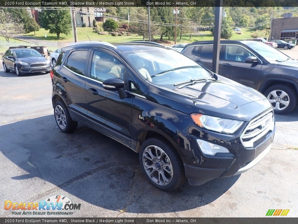 2020 Ford EcoSport Titanium 4WD Shadow Black / Medium Light Stone Photo #2
