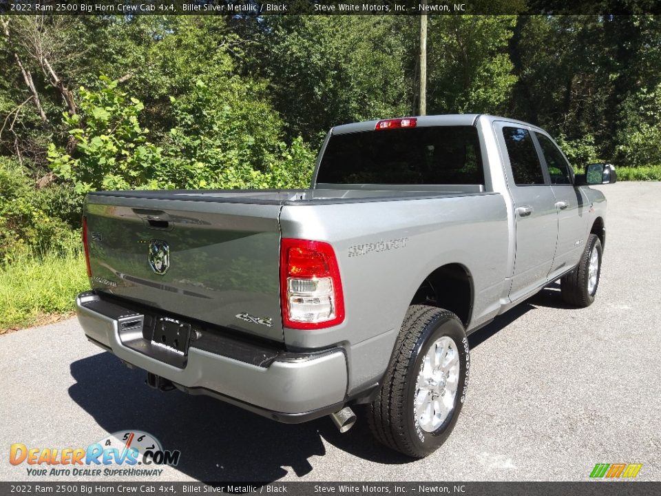 2022 Ram 2500 Big Horn Crew Cab 4x4 Billet Silver Metallic / Black Photo #6