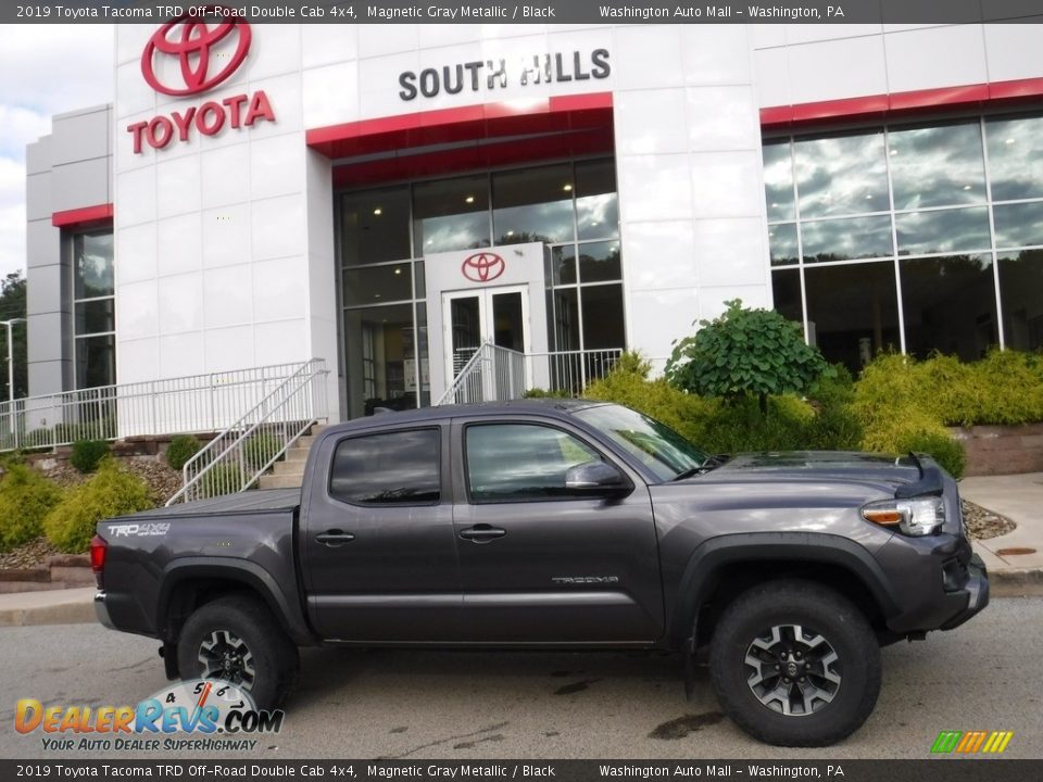 2019 Toyota Tacoma TRD Off-Road Double Cab 4x4 Magnetic Gray Metallic / Black Photo #2