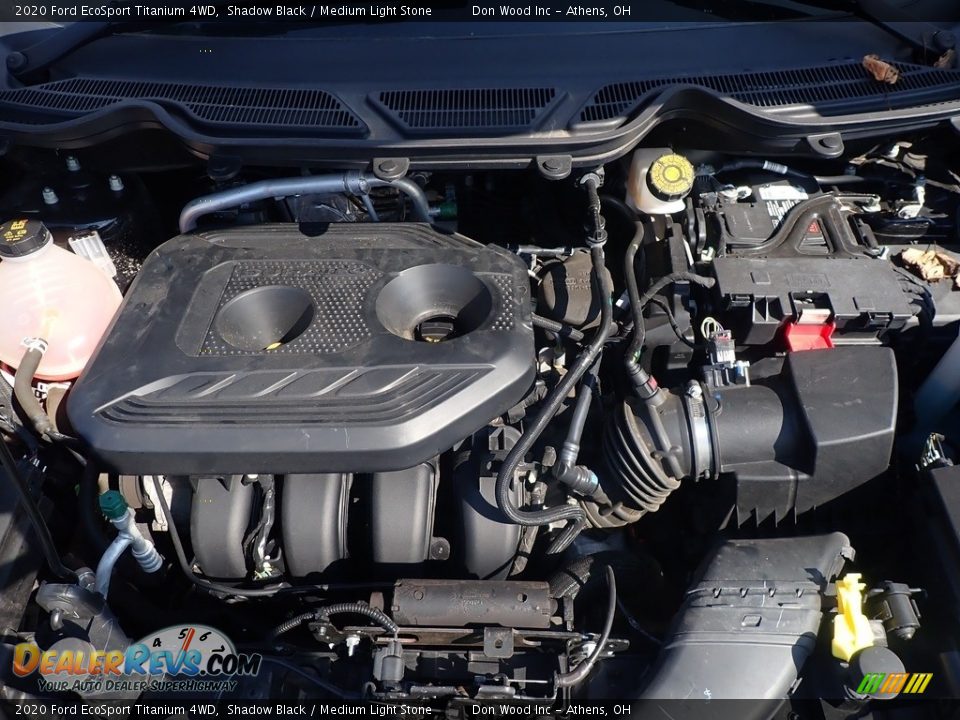 2020 Ford EcoSport Titanium 4WD Shadow Black / Medium Light Stone Photo #5