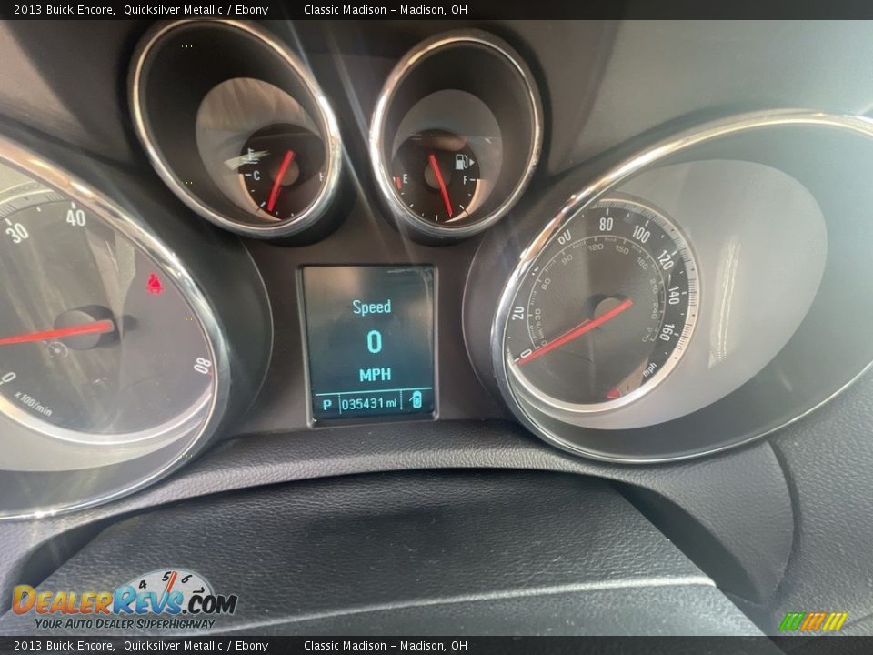 2013 Buick Encore Quicksilver Metallic / Ebony Photo #10
