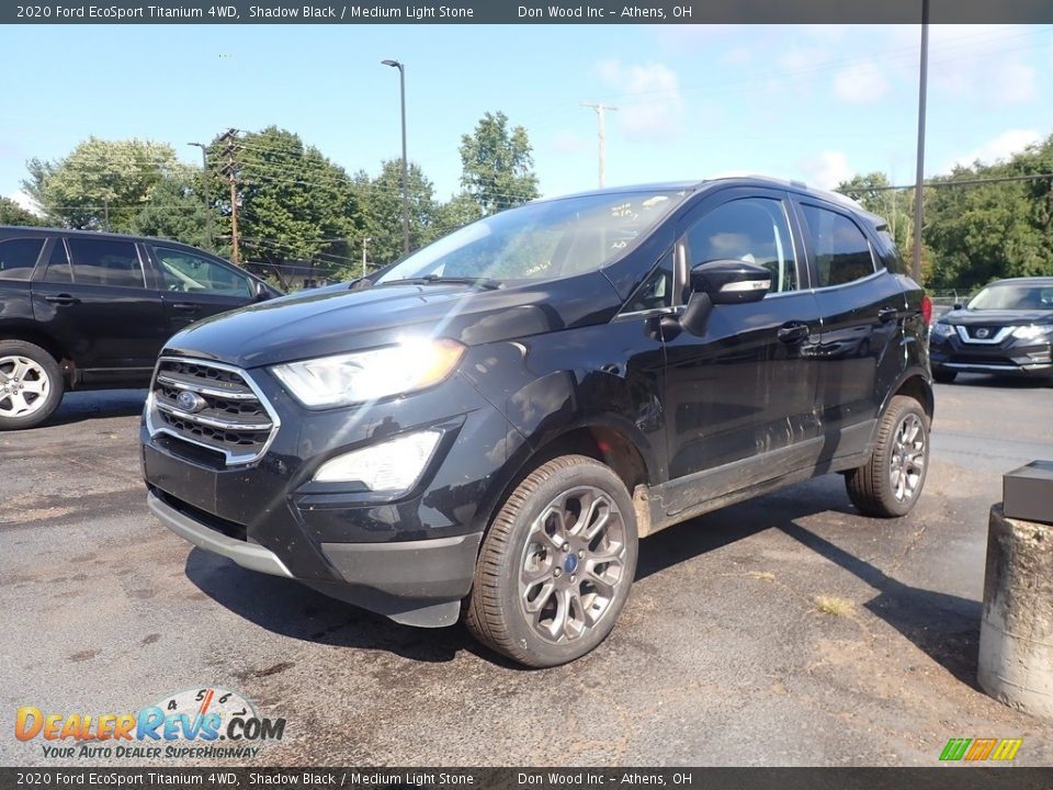 2020 Ford EcoSport Titanium 4WD Shadow Black / Medium Light Stone Photo #6