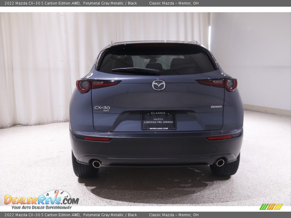 2022 Mazda CX-30 S Carbon Edition AWD Polymetal Gray Metallic / Black Photo #18