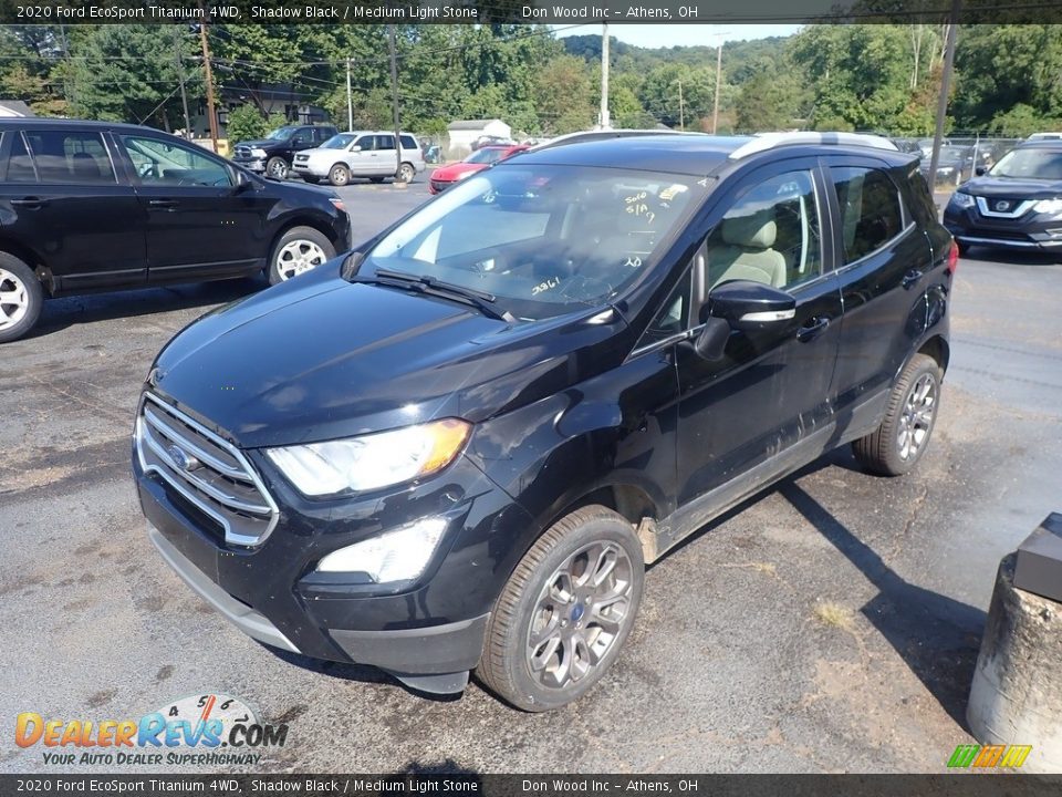 2020 Ford EcoSport Titanium 4WD Shadow Black / Medium Light Stone Photo #7
