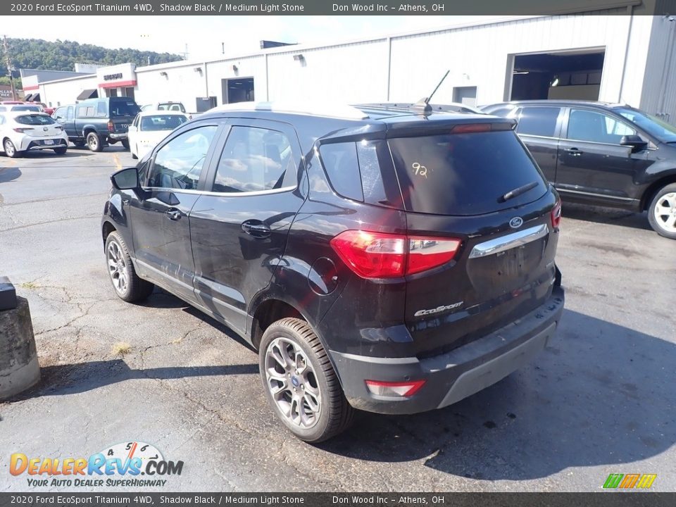 2020 Ford EcoSport Titanium 4WD Shadow Black / Medium Light Stone Photo #9