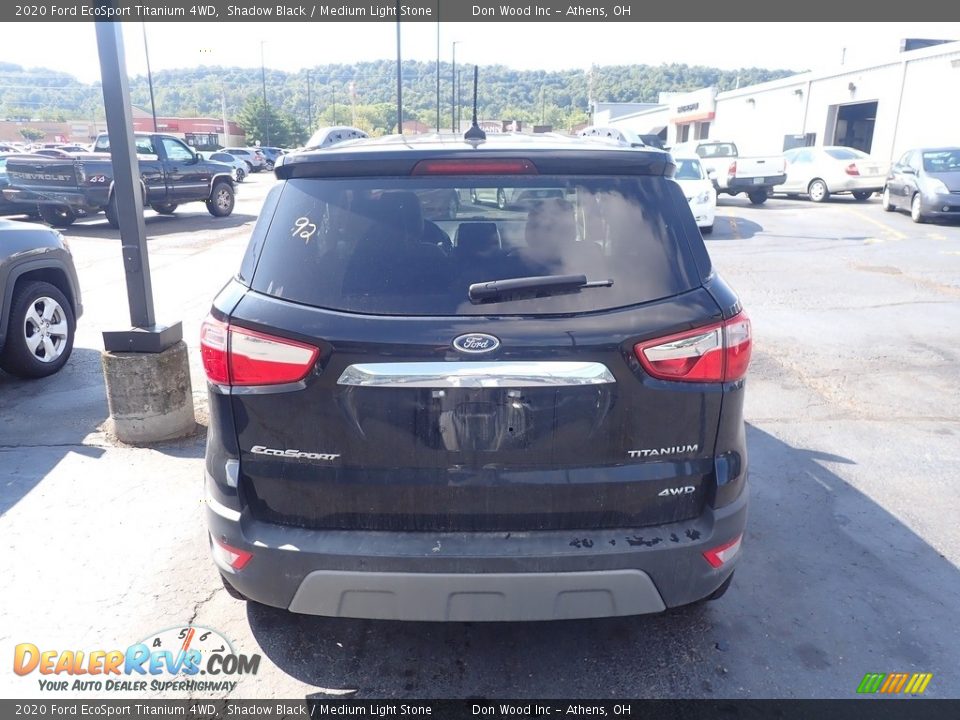 2020 Ford EcoSport Titanium 4WD Shadow Black / Medium Light Stone Photo #10