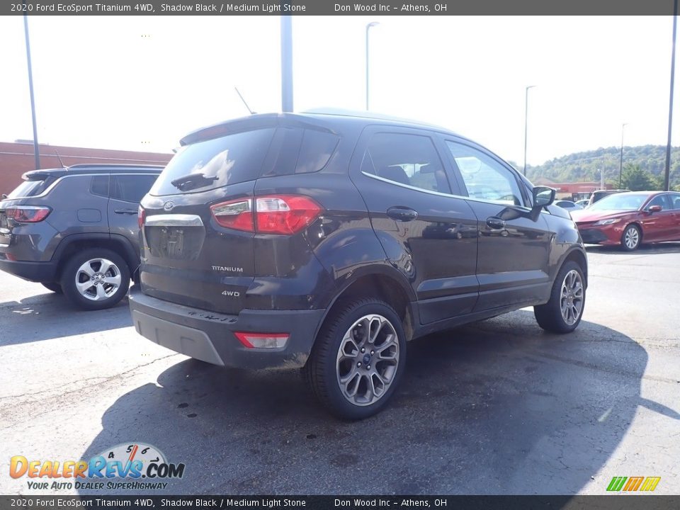 2020 Ford EcoSport Titanium 4WD Shadow Black / Medium Light Stone Photo #11