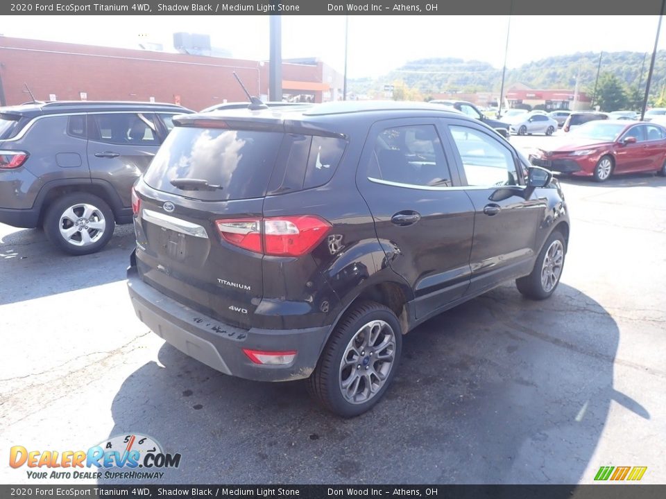 2020 Ford EcoSport Titanium 4WD Shadow Black / Medium Light Stone Photo #12