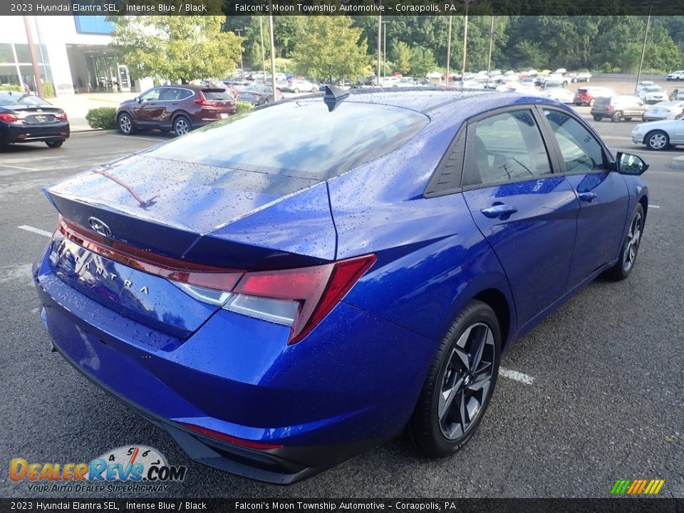 2023 Hyundai Elantra SEL Intense Blue / Black Photo #2