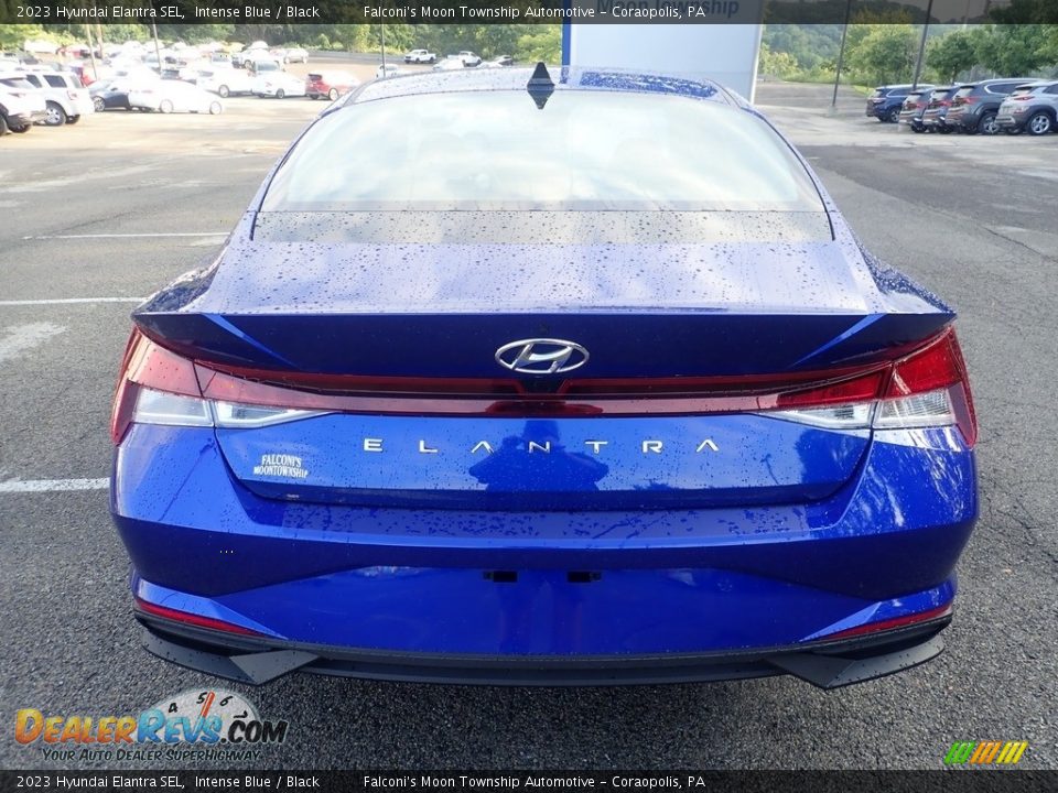 2023 Hyundai Elantra SEL Intense Blue / Black Photo #3