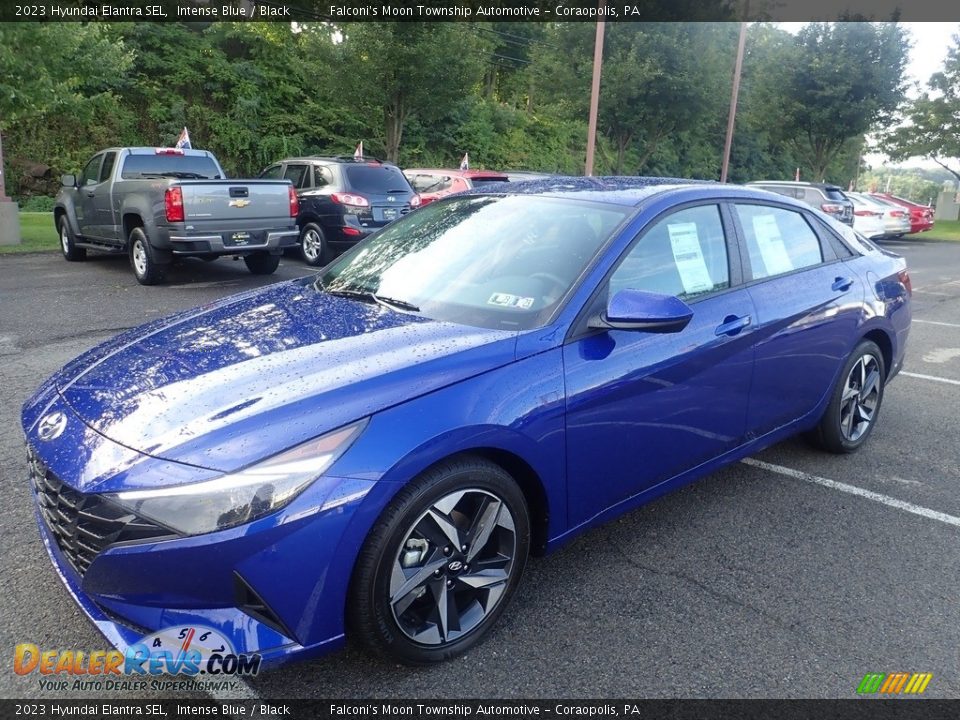 2023 Hyundai Elantra SEL Intense Blue / Black Photo #7