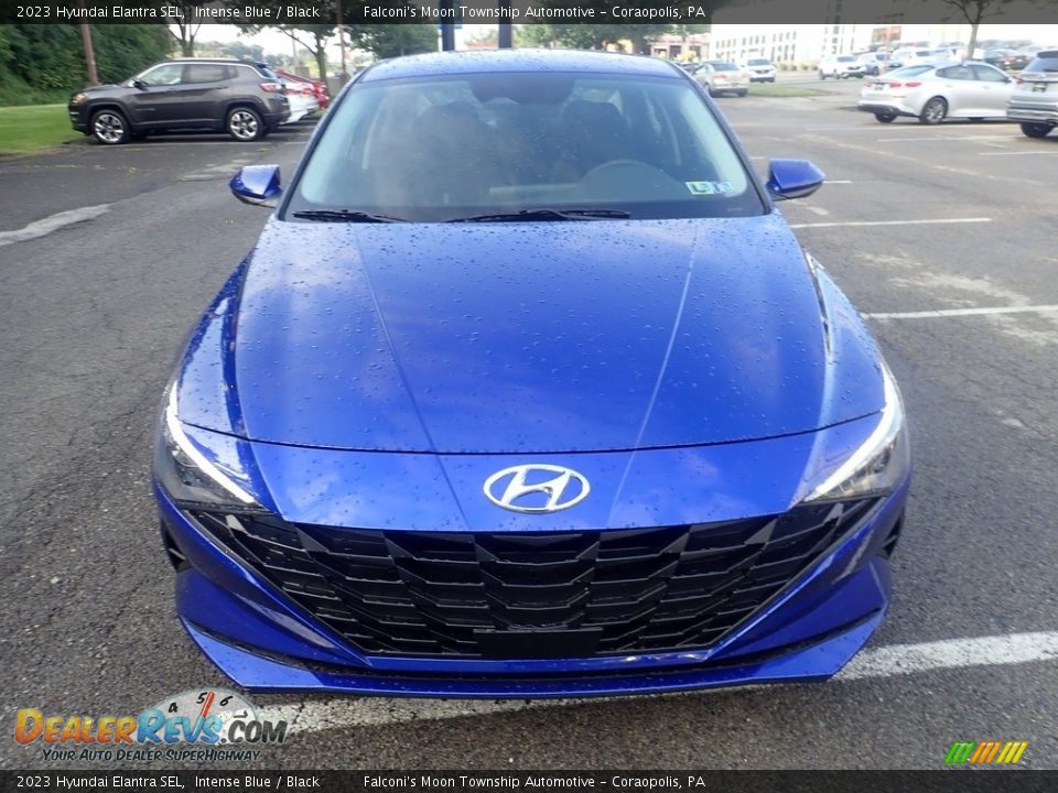 2023 Hyundai Elantra SEL Intense Blue / Black Photo #8