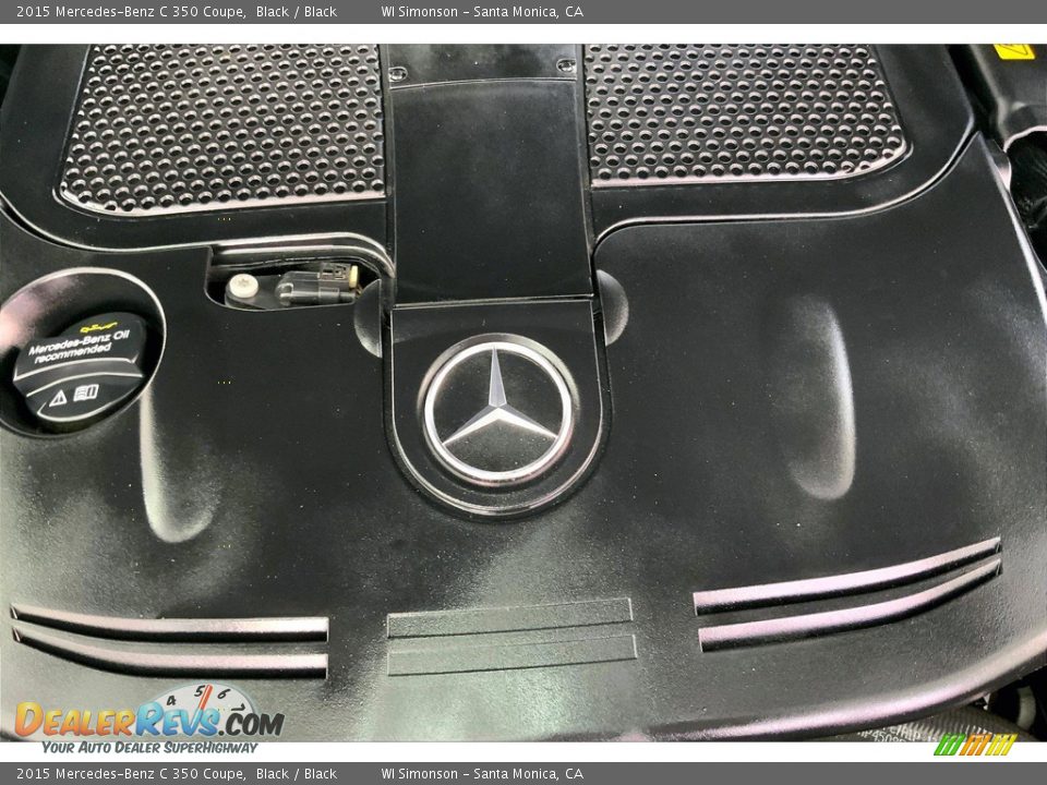 2015 Mercedes-Benz C 350 Coupe Black / Black Photo #32