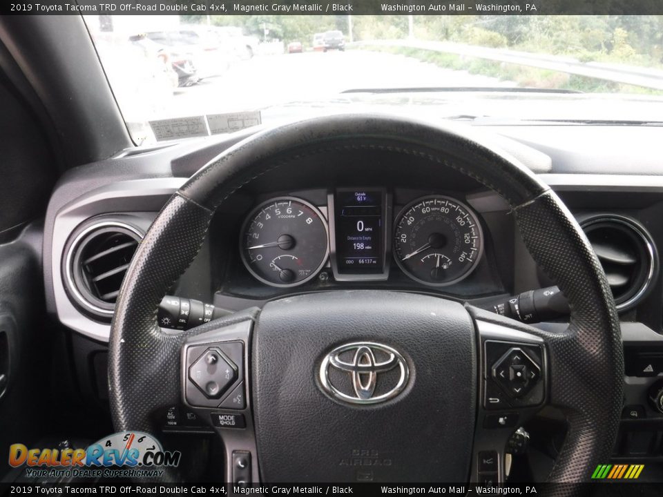 2019 Toyota Tacoma TRD Off-Road Double Cab 4x4 Magnetic Gray Metallic / Black Photo #27