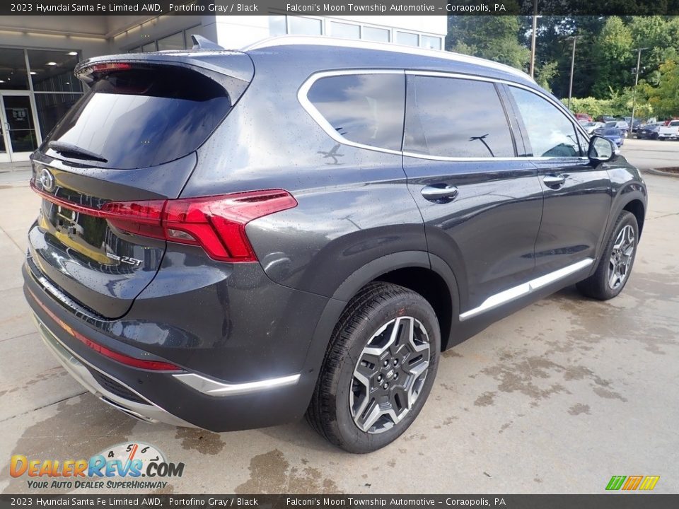 2023 Hyundai Santa Fe Limited AWD Portofino Gray / Black Photo #2