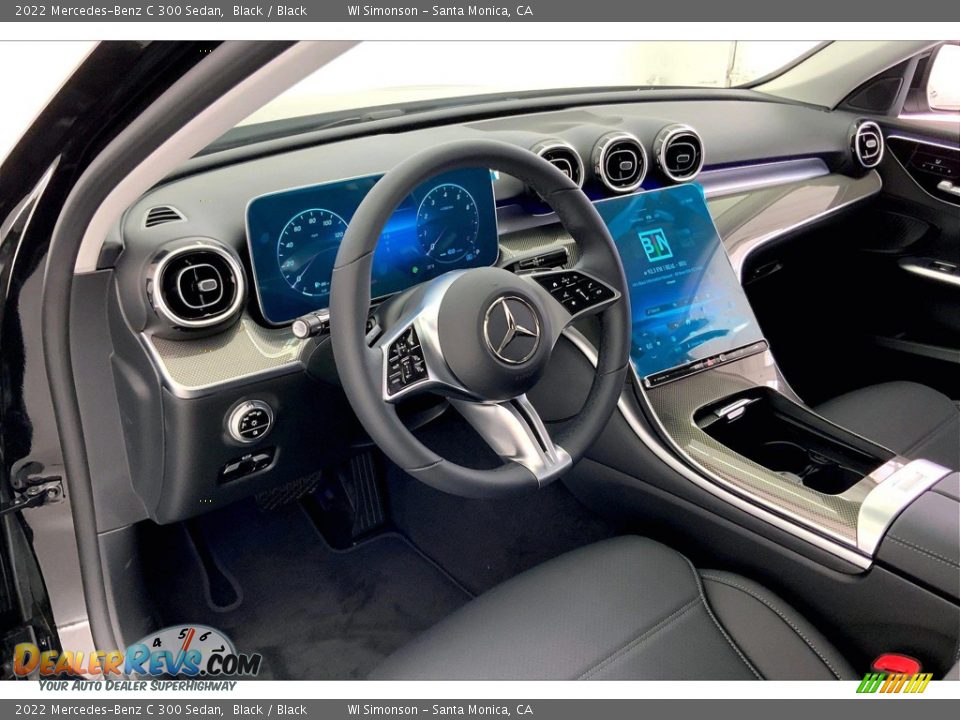 2022 Mercedes-Benz C 300 Sedan Black / Black Photo #4