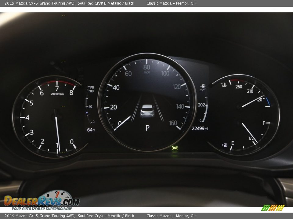 2019 Mazda CX-5 Grand Touring AWD Soul Red Crystal Metallic / Black Photo #8