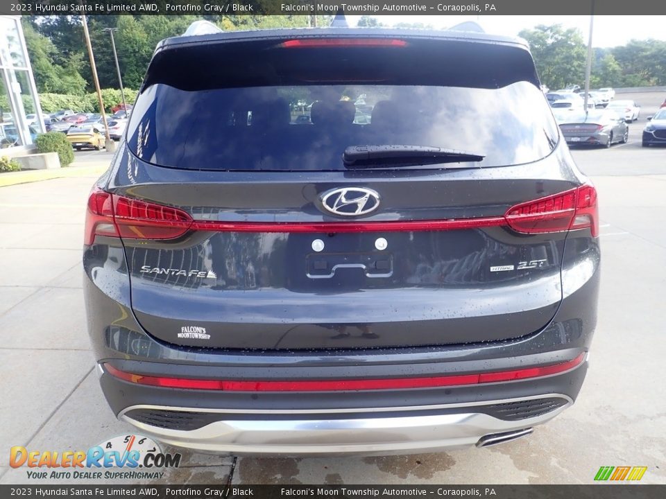 2023 Hyundai Santa Fe Limited AWD Portofino Gray / Black Photo #3