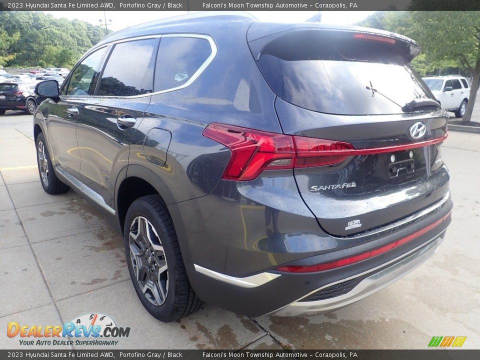 2023 Hyundai Santa Fe Limited AWD Portofino Gray / Black Photo #5