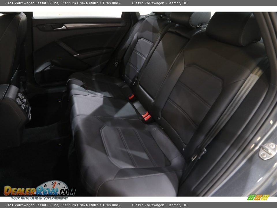 Rear Seat of 2021 Volkswagen Passat R-Line Photo #16