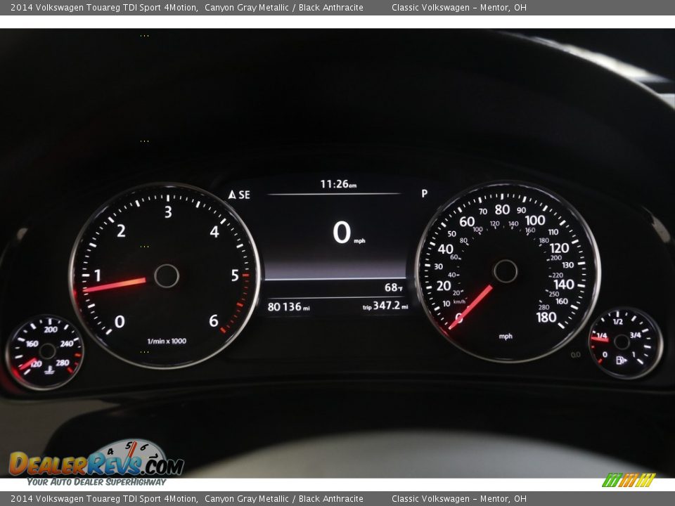 2014 Volkswagen Touareg TDI Sport 4Motion Canyon Gray Metallic / Black Anthracite Photo #8