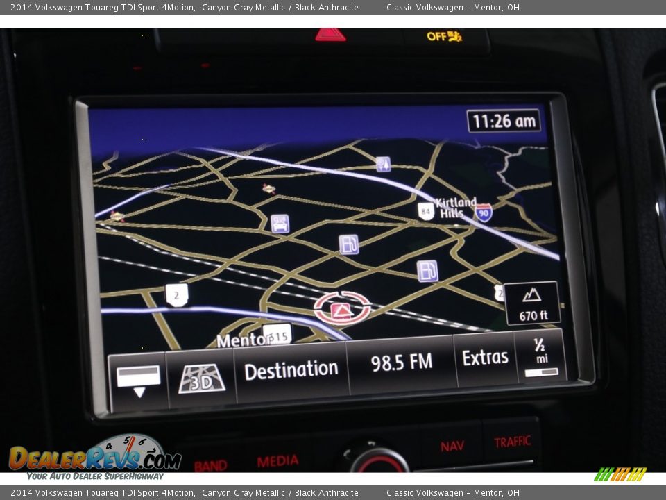 2014 Volkswagen Touareg TDI Sport 4Motion Canyon Gray Metallic / Black Anthracite Photo #12