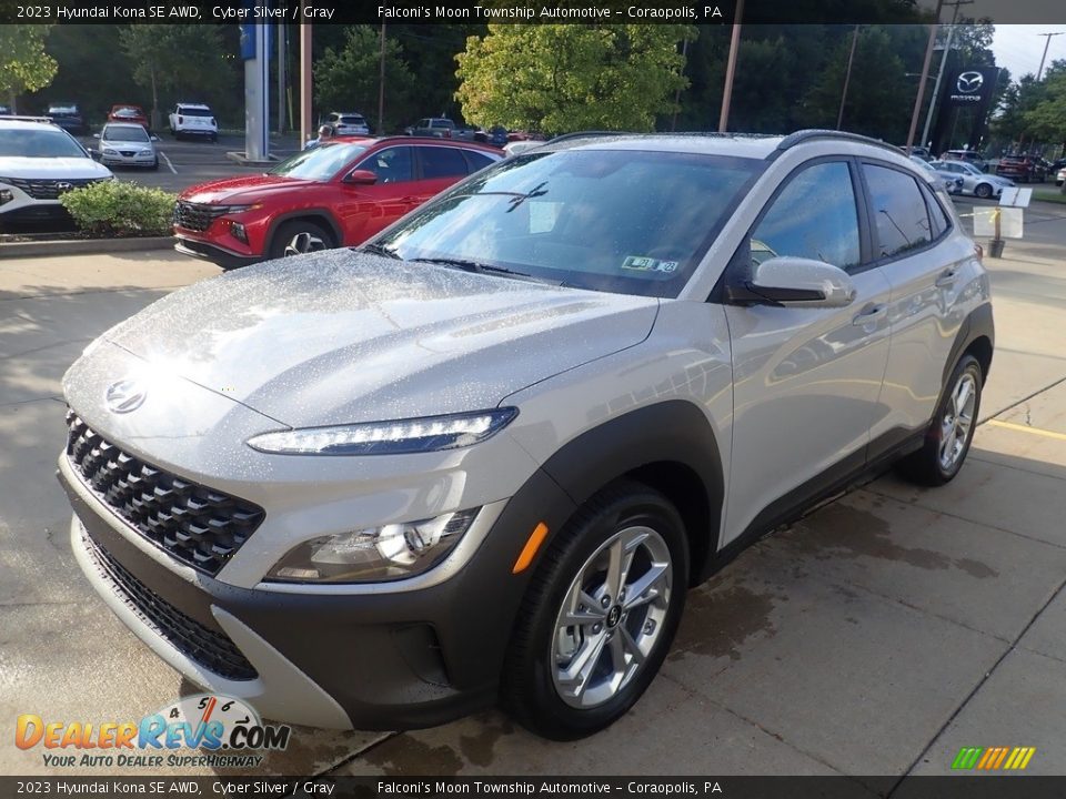 Front 3/4 View of 2023 Hyundai Kona SE AWD Photo #7