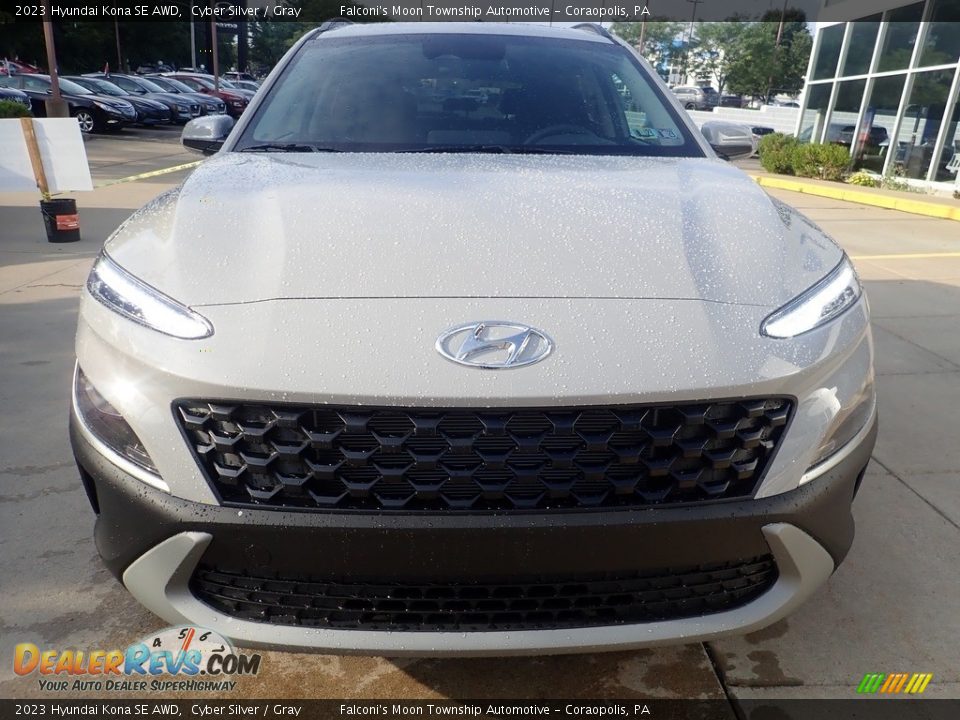 2023 Hyundai Kona SE AWD Cyber Silver / Gray Photo #8