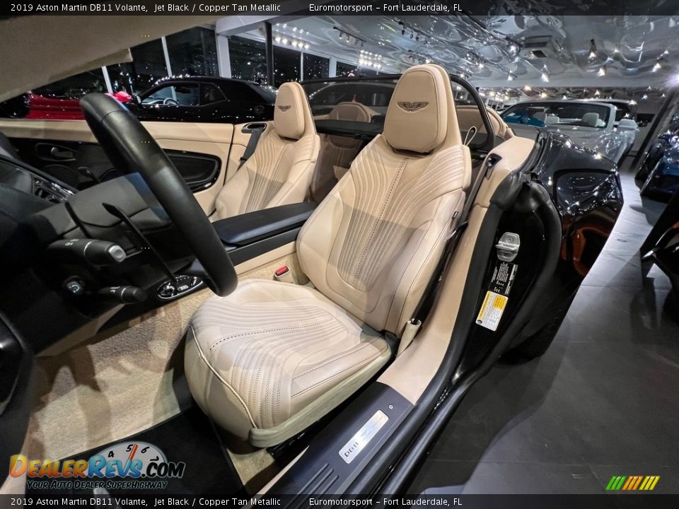 Copper Tan Metallic Interior - 2019 Aston Martin DB11 Volante Photo #2