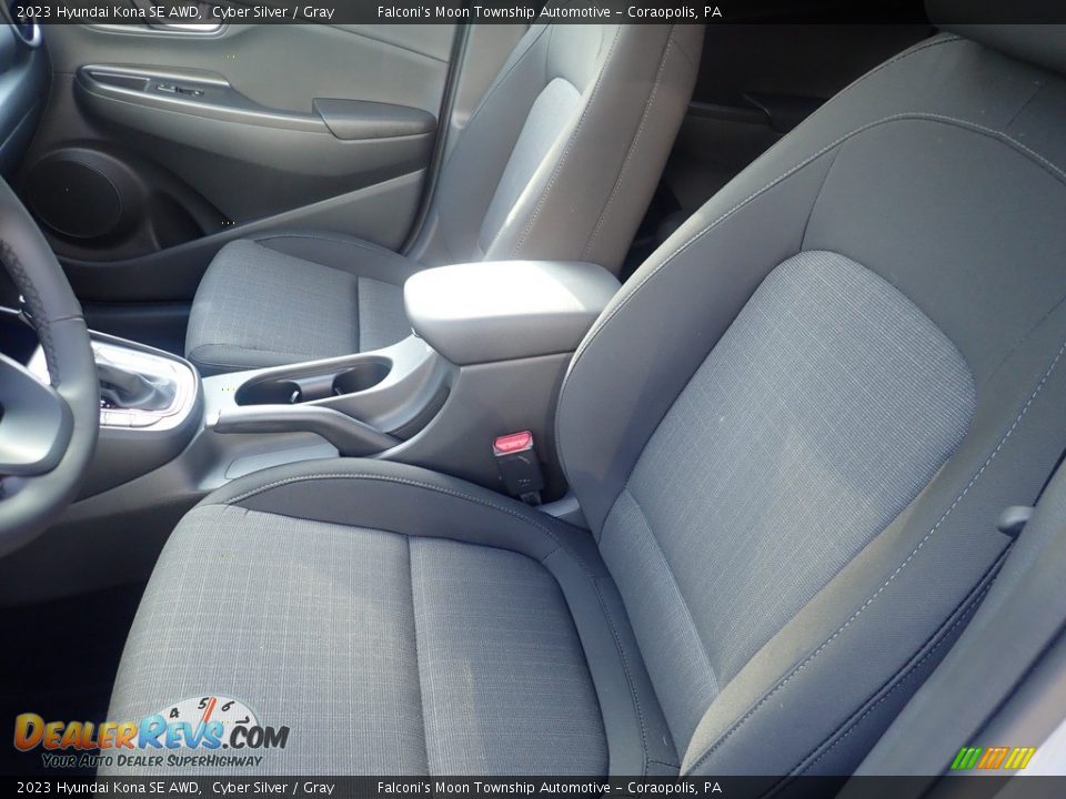 Front Seat of 2023 Hyundai Kona SE AWD Photo #10