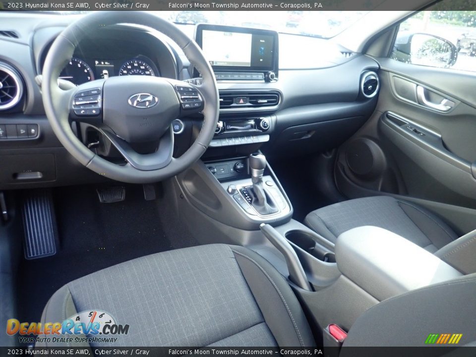 Gray Interior - 2023 Hyundai Kona SE AWD Photo #12
