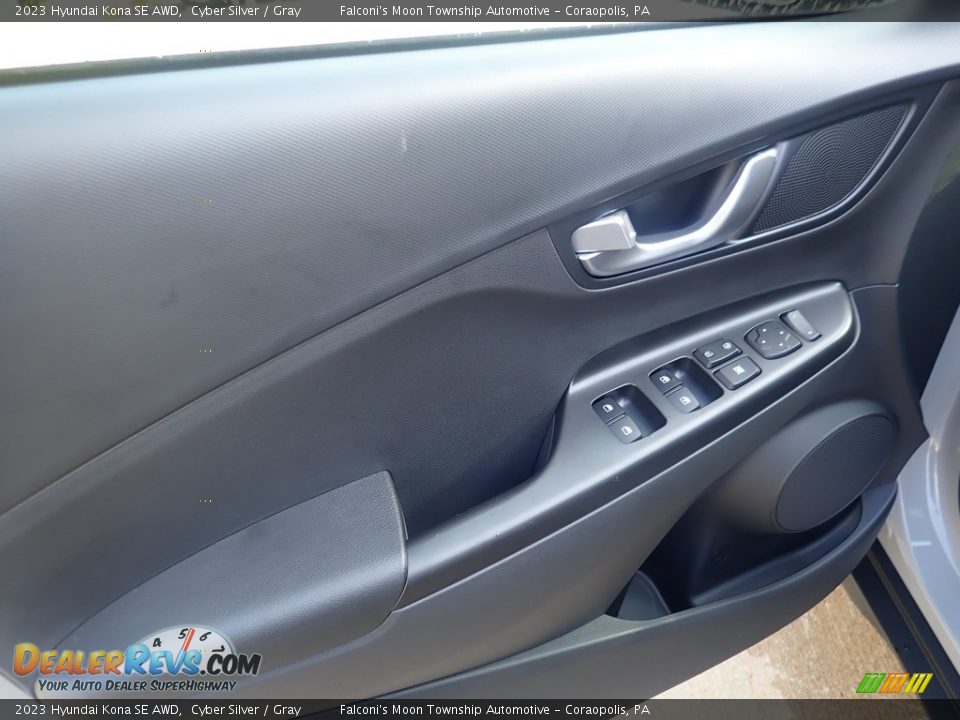 2023 Hyundai Kona SE AWD Cyber Silver / Gray Photo #13