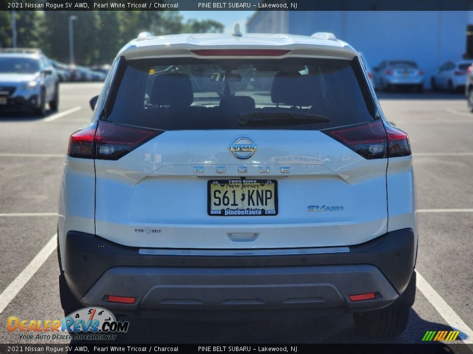 2021 Nissan Rogue SV AWD Pearl White Tricoat / Charcoal Photo #8