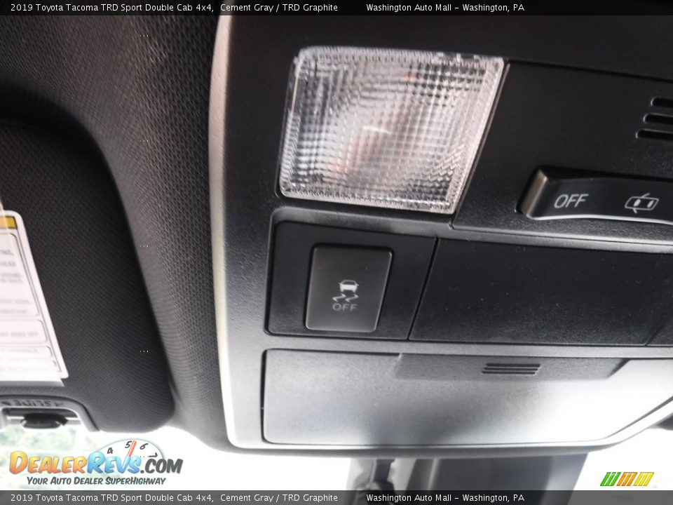 2019 Toyota Tacoma TRD Sport Double Cab 4x4 Cement Gray / TRD Graphite Photo #9