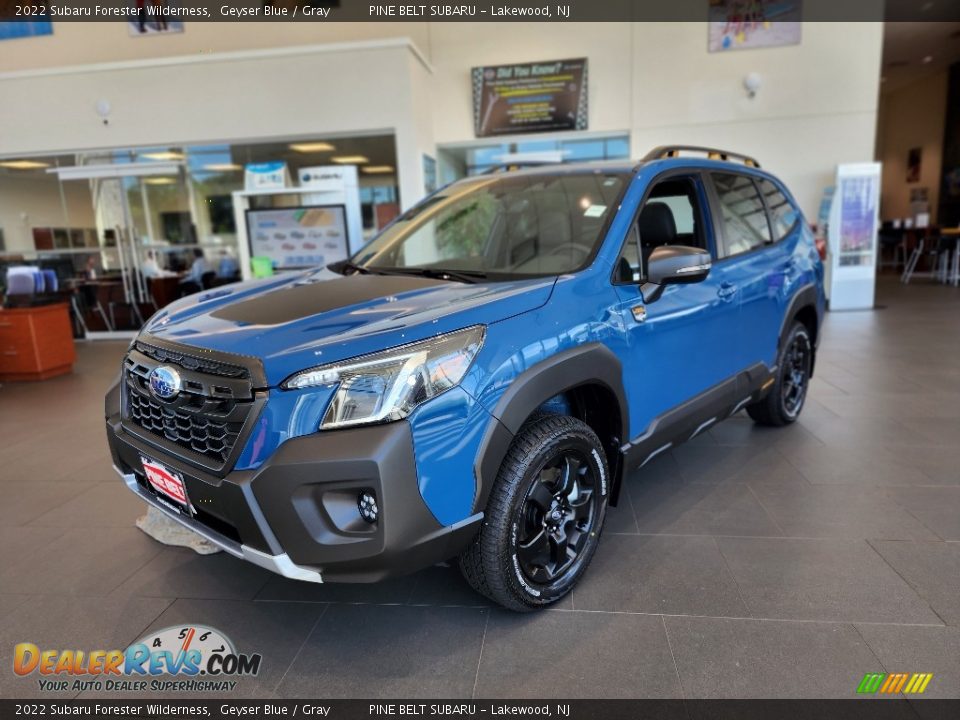 2022 Subaru Forester Wilderness Geyser Blue / Gray Photo #1