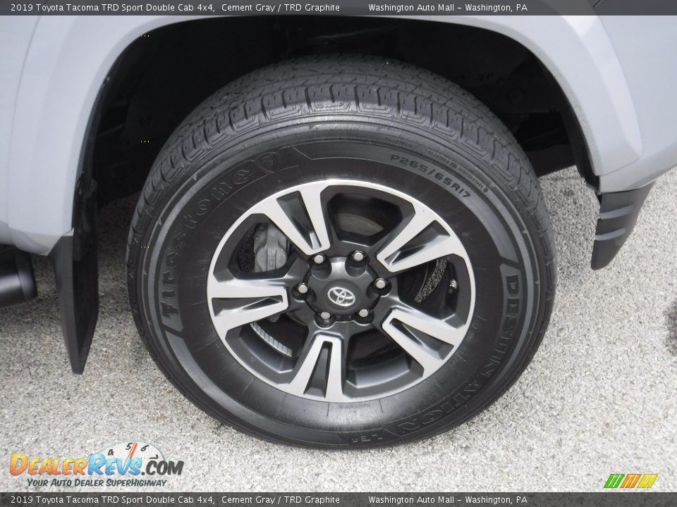 2019 Toyota Tacoma TRD Sport Double Cab 4x4 Cement Gray / TRD Graphite Photo #10