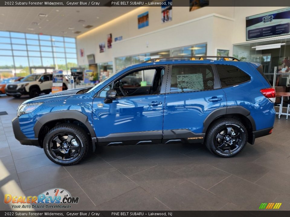 2022 Subaru Forester Wilderness Geyser Blue / Gray Photo #3