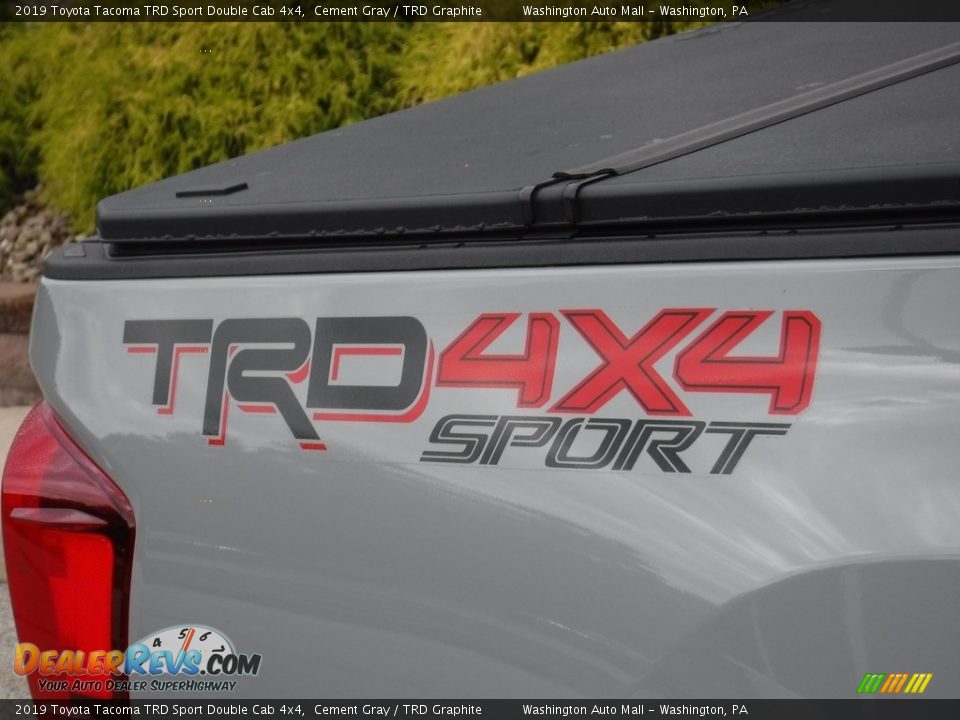2019 Toyota Tacoma TRD Sport Double Cab 4x4 Cement Gray / TRD Graphite Photo #13