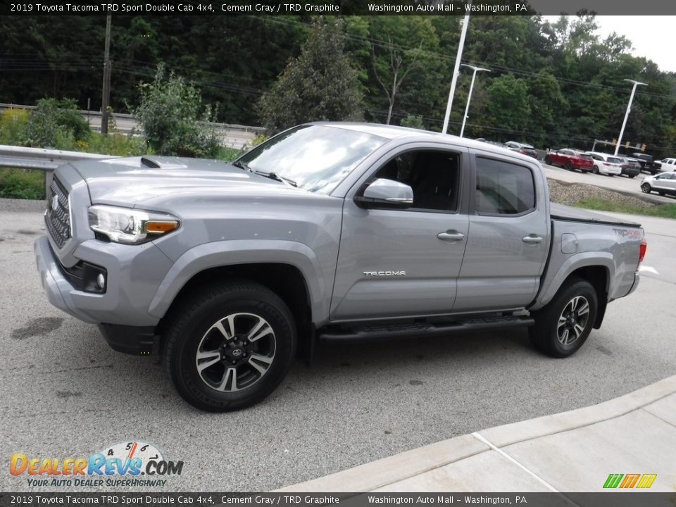 2019 Toyota Tacoma TRD Sport Double Cab 4x4 Cement Gray / TRD Graphite Photo #16
