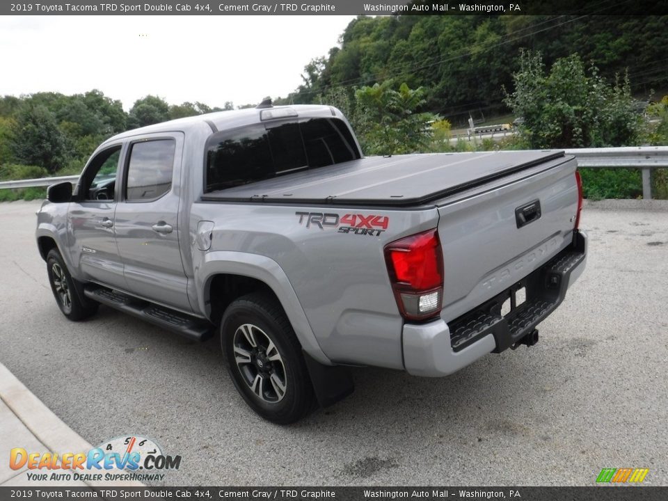 2019 Toyota Tacoma TRD Sport Double Cab 4x4 Cement Gray / TRD Graphite Photo #17