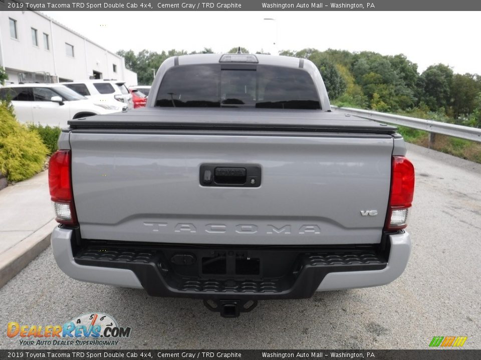2019 Toyota Tacoma TRD Sport Double Cab 4x4 Cement Gray / TRD Graphite Photo #18