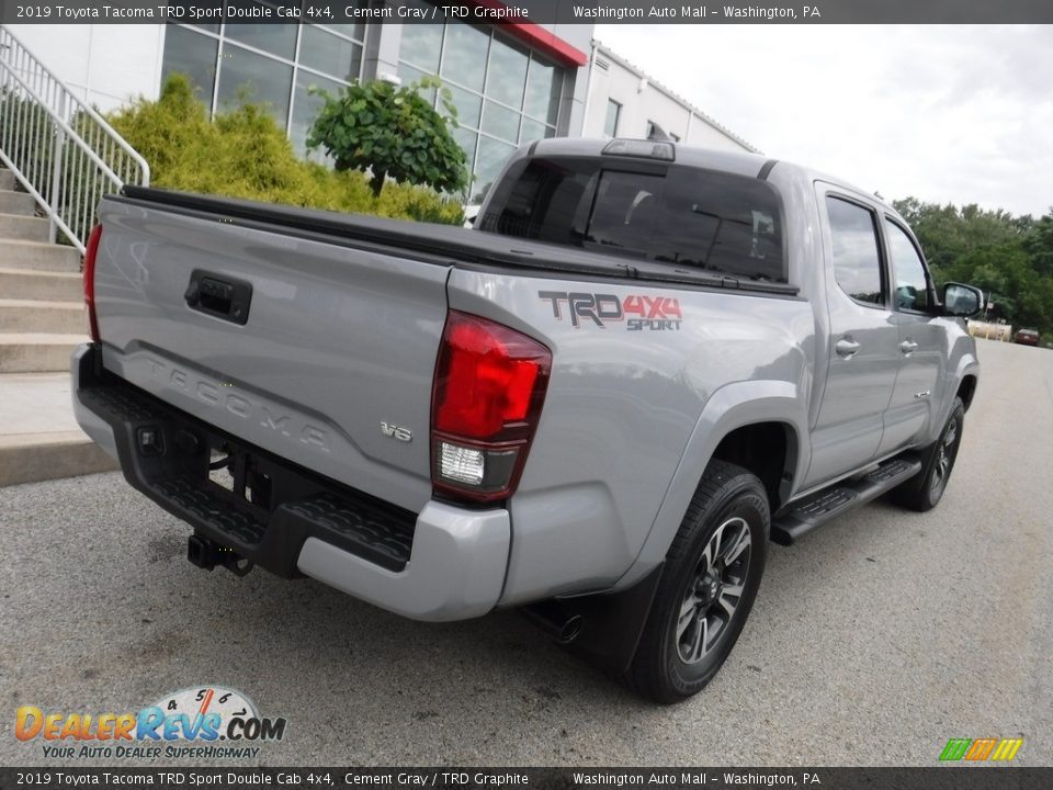 2019 Toyota Tacoma TRD Sport Double Cab 4x4 Cement Gray / TRD Graphite Photo #21