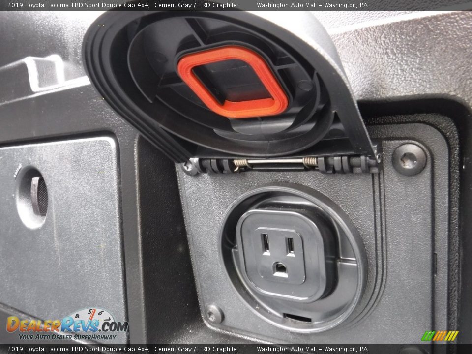 2019 Toyota Tacoma TRD Sport Double Cab 4x4 Cement Gray / TRD Graphite Photo #24