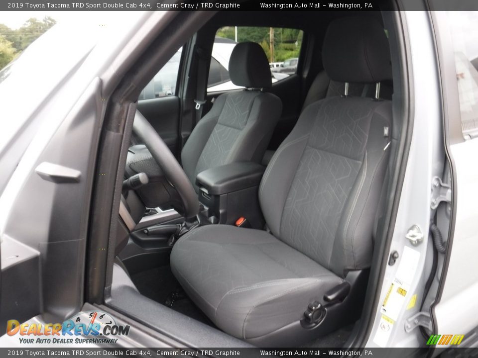 2019 Toyota Tacoma TRD Sport Double Cab 4x4 Cement Gray / TRD Graphite Photo #26